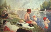 Georges Seurat Bathing at Asniers Germany oil painting artist